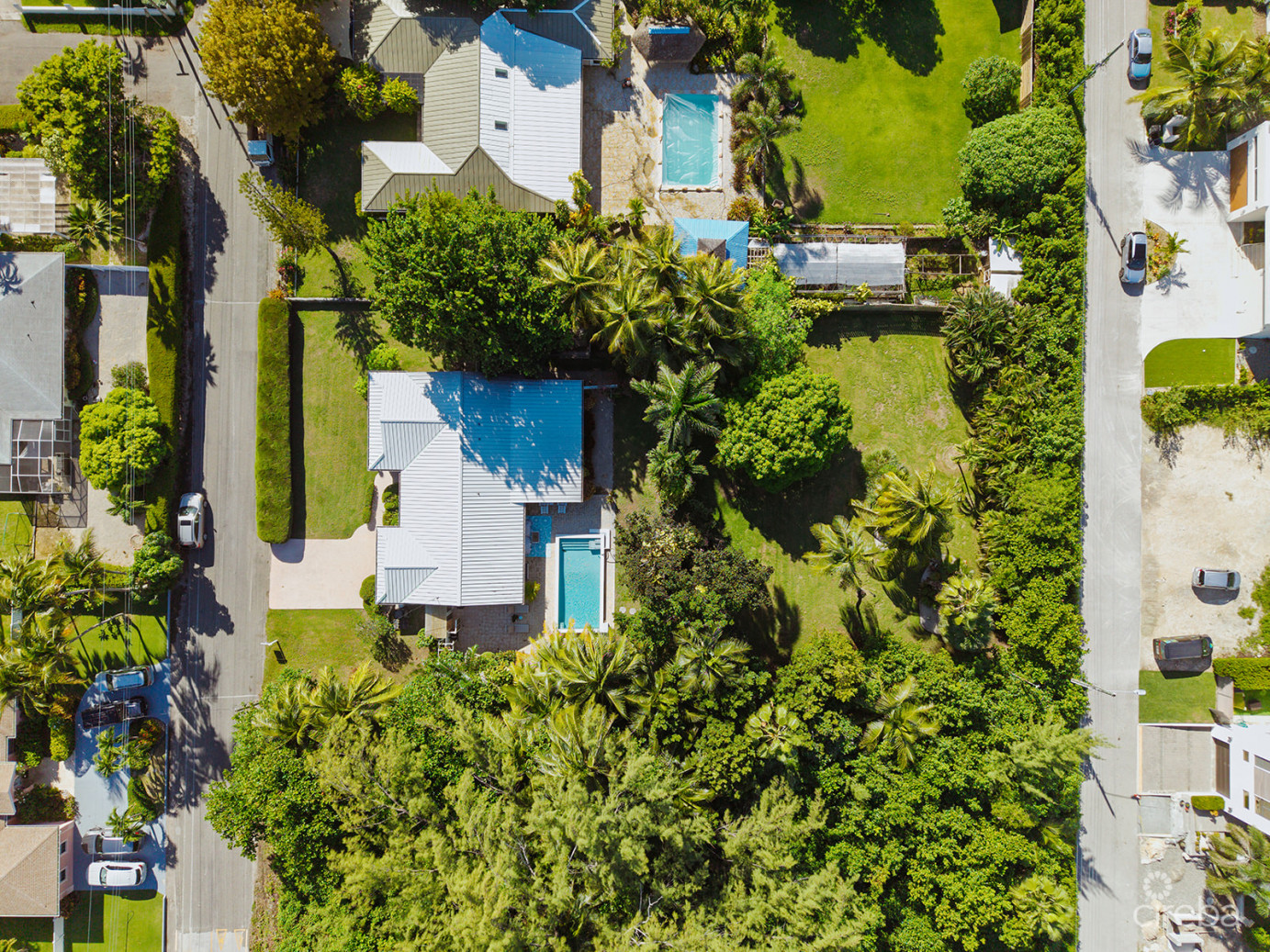 Rare Double-lot Oasis Bungalow  With Pool In Snug Harbour