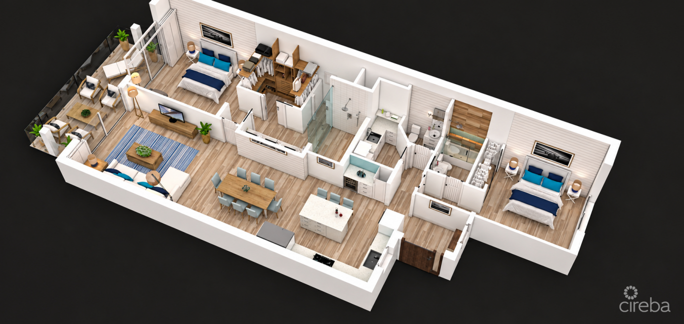 Walk-out Waterfront & Marina Access: Catalina Bay 2 Bedroom Assignment