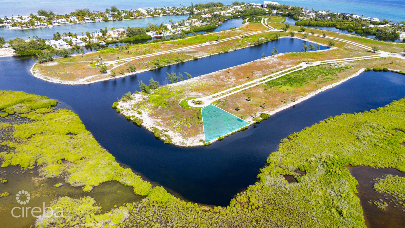 Peaceful Rum Point Canal Front Lot