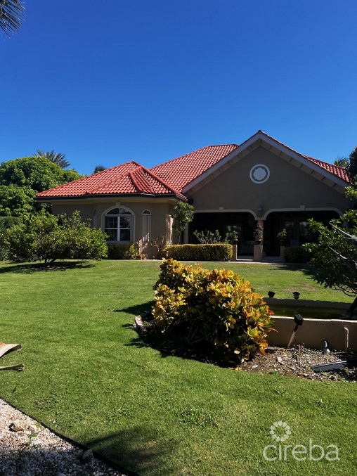 Cayman Islands Yacht Club Canal Front Residence