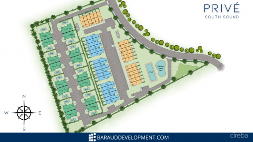 Prive 3bed 2.5bath, South Sound