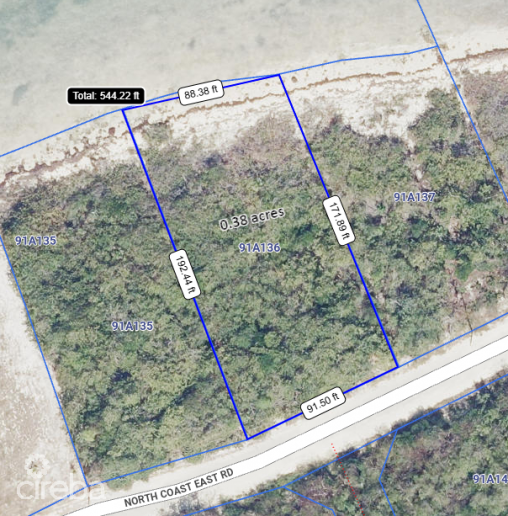 Betty Bay 0.38 Acre, Little Cayman Oceanfront Parcel