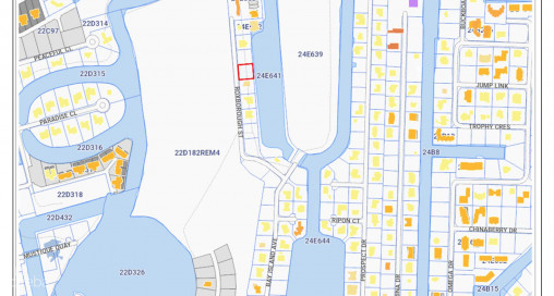 Large Turning Basin Canal Lot