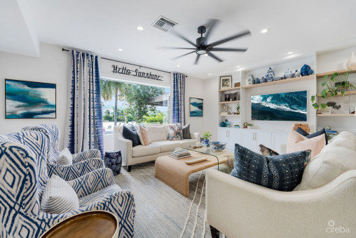 Fully Renovated 4-bed Canal Front Home With Den & Dock  The Shores