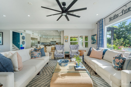 Fully Renovated 4-bed Canal Front Home With Den & Dock  The Shores