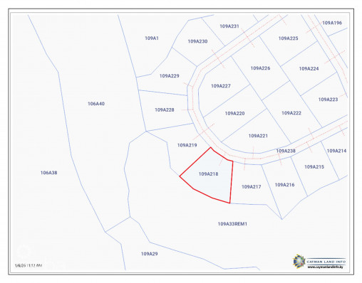 Cayman Brac Bluff Lot  (.2901 Acre)