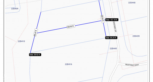 Mustique Cove Canal Lot