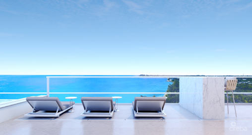 #1004 Sky Villa 4 Corner Unit Aqua Bay On A Flawless Stretch Of Seven Mile Beach, Approved Planning